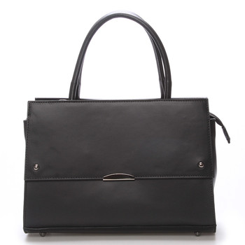 Exkluzivní dámská kožená kabelka černá - ItalY Alita