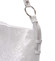 Dámská kožená kabelka přes rameno světle šedá - ItalY Heather