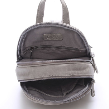 Módní stylový batoh šedý - Enrico Benetti Quali
