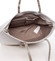 Elegantní dámská kabelka přes rameno krémově šedá - David Jones Trava