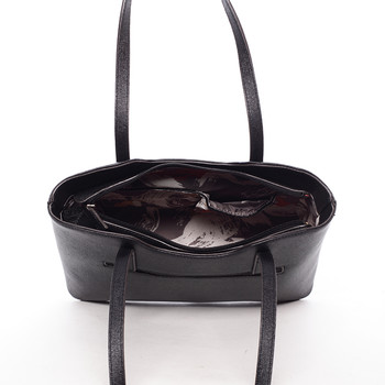 Dámská kabelka přes rameno černá saffiano - David Jones Yetta