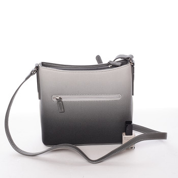 Elegantní dámská crossbody kabelka černo šedá - David Jones Cién