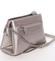 Dámská crossbody kabelka tmavě stříbrná - David Jones Deppari