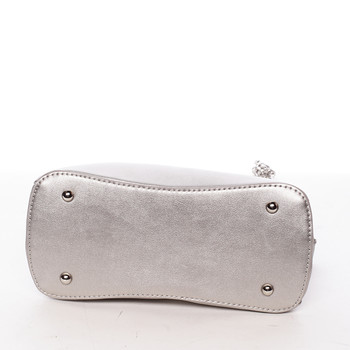 Dámská crossbody kabelka tmavě stříbrná - David Jones Deppari