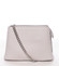Dámská crossbody kabelka světle šedá - David Jones Deppari