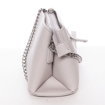 Dámská crossbody kabelka světle šedá - David Jones Deppari