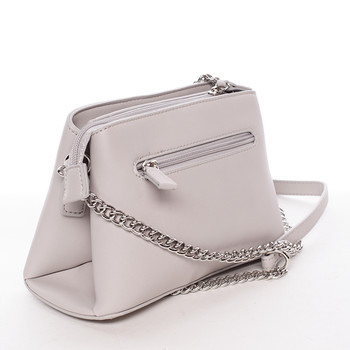 Dámská crossbody kabelka světle šedá - David Jones Deppari