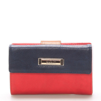 Větší dámská červená peněženka - Dudlin M238