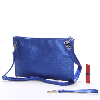 Stylové dámské listové crossbody psaníčko modré - David Jones Effulgence