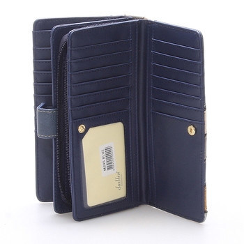 Dámská velká modrá peněženka - Dudlin M245