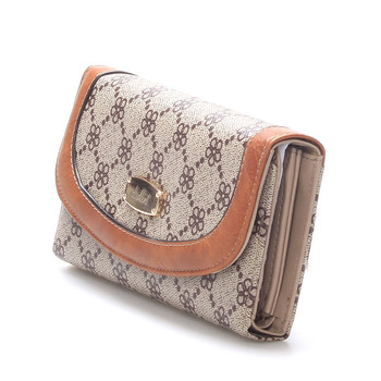 Elegantní dámská velká taupe peněženka - Dudlin M258