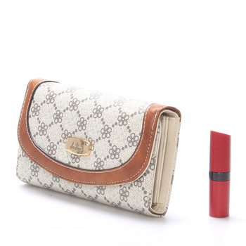 Elegantní dámská velká béžová peněženka - Dudlin M258