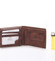 Pánská kožená peněženka hnědá - WILD Beaufort