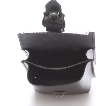 Pánská černá kožená kapsa na opasek - Greisi Gerr