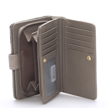 Větší dámská khaki peněženka - Dudlin M232