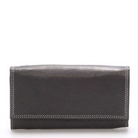 Dámská kožená peněženka černá - Delami Guara