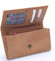 Dámská kožená peněženka světle hnědá - Delami Guara