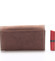 Dámská kožená peněženka hnědá - Delami Guara
