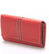 Dámská kožená peněženka červená - Delami Lestiel