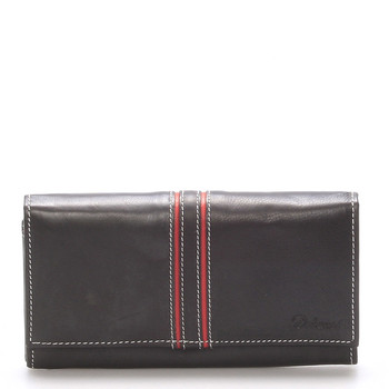 Dámská kožená peněženka černá - Delami Lestiel