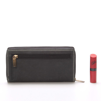 Černá dámská kožená peněženka - Delami Bah