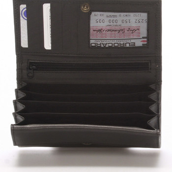 Dámská kožená peněženka černá - Delami Naal