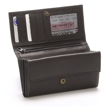 Dámská kožená peněženka černá - Delami Naal