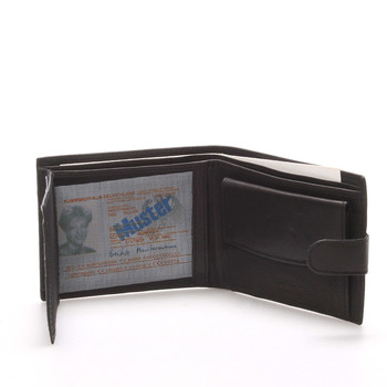 Kožená peněženka černá - Delami 8693