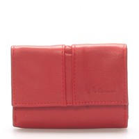 Kožená červená peněženka - Delami 9386