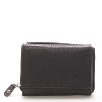 Kožená černá peněženka - Delami 8230