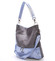Luxusní dámská crossbody kabelka modrá - Carine Mesa