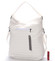 Velká elegantní crossbody kabelka bílá - Carine ElGin