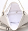 Velká elegantní crossbody kabelka bílá - Carine ElGin