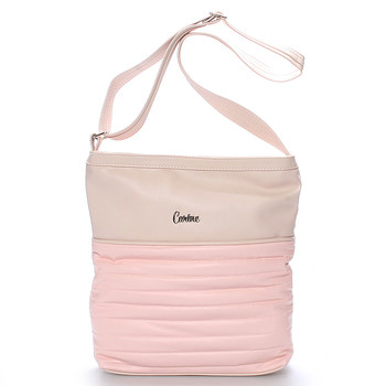 Velká pohodlná crossbody kabelka růžová - Carine High