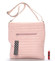 Velká pohodlná crossbody kabelka růžová - Carine PalmBay