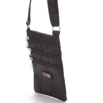 Textilní černá unisex crossbody kapsička - Sanchez F86