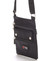 Textilní černá unisex crossbody kapsička - Sanchez F84