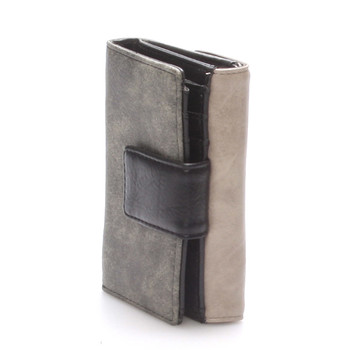 Dámská peněženka černo šedá - Dudlin M263