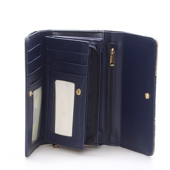 Originální velká dámská tmavě modrá peněženka - Dudlin M256