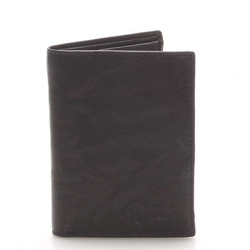 Kvalitní kožená černá peněženka - Sendi Design 45
