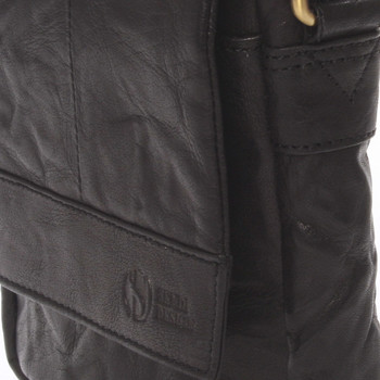 Stylová kožená taška černá - Sendi Design Perth