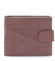 Praktická kožená hnědá peněženka - Sendi Design 47