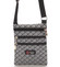 Textilní šedá unisex crossbody kapsička - Sanchez F86