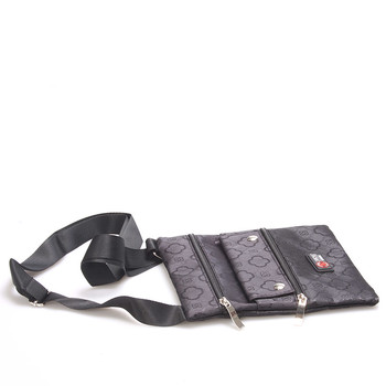 Textilní černá unisex crossbody kapsička - Sanchez F87