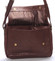 Velká luxusní pánská kožená taška hnědá - Sendi Design Nethard