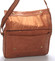 Velká luxusní pánská kožená taška světle hnědá - Sendi Design Nethard