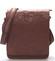 Větší hnědá crossbody pánská kožená brašna - Sendi Design Daril