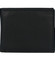Kožená pánská černá peněženka - ItParr New