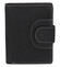Elegantní kožená peněženka černá broušená - Tomas Pilia