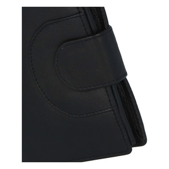 Elegantní kožená peněženka černá - Tomas Pilia